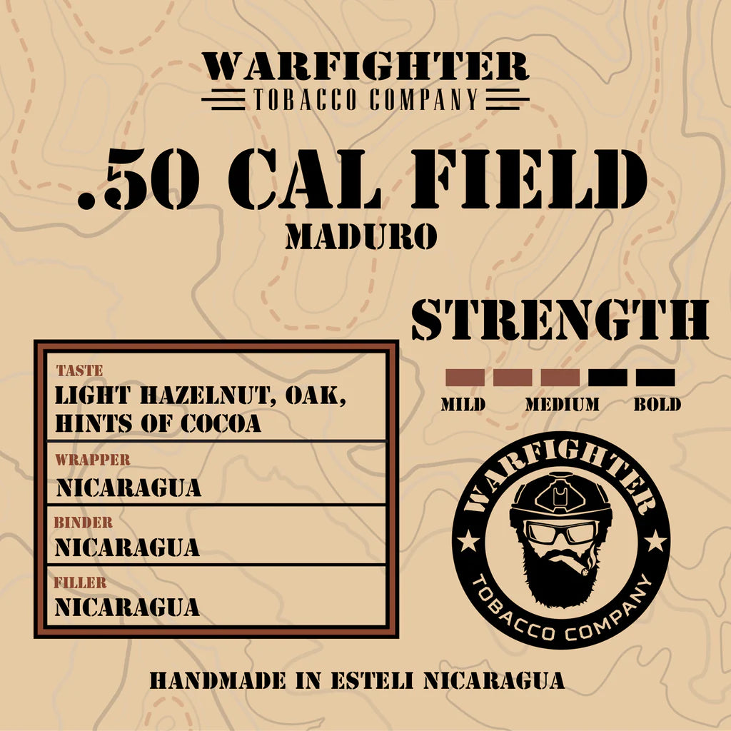 Warfighter .50 Cal Field Maduro Cigar