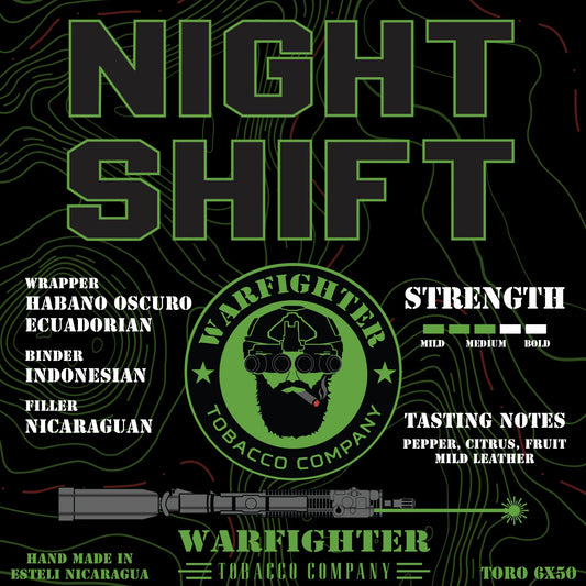 Warfighter Nightshift Habano Oscuro